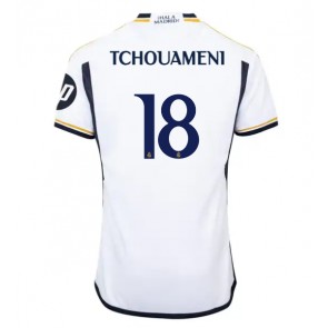 Real Madrid Aurelien Tchouameni #18 Replica Home Stadium Shirt 2023-24 Short Sleeve